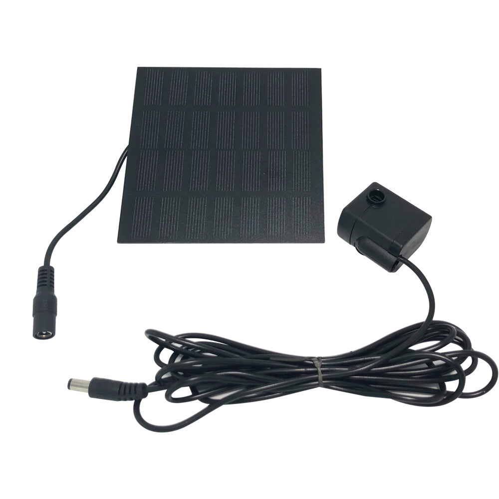 Floating Solar Fountain Pump Lotus Leaf Water Pump White