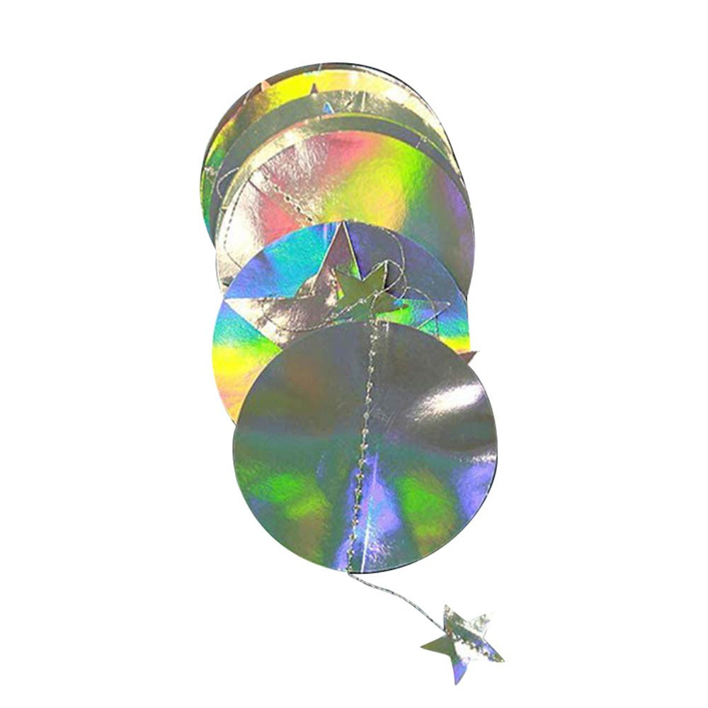 4 Meters Round Sequin Hanging Streamer Banner Garland Decor Party Supplies