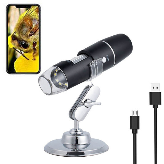 50X Magnification Wireless Digital Microscope Camera USB Microscope with Bracket