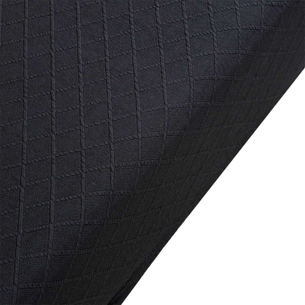 Stretch Bench Cover Bench Seat Protector Cover for Living Room Bedroom Black