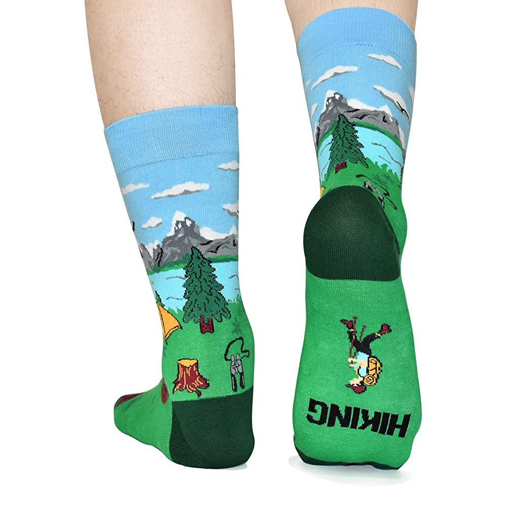 Pair of Unisex Funny Sport Socks I Would Rather Be Hiking