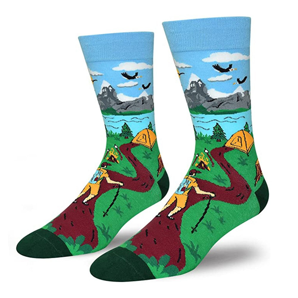 Pair of Unisex Funny Sport Socks I Would Rather Be Hiking