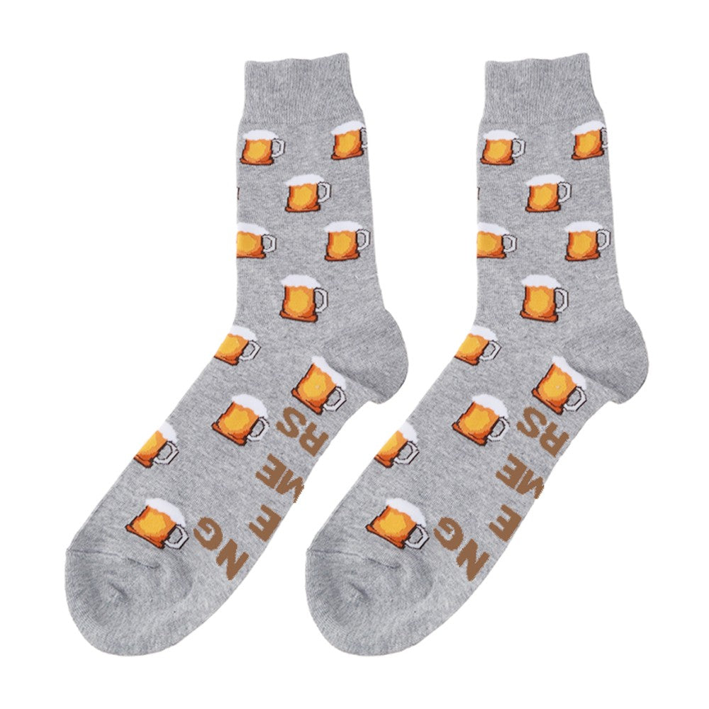 Pair of Unisex Funny Socks If You Can Read This Bring Me Cold Beer