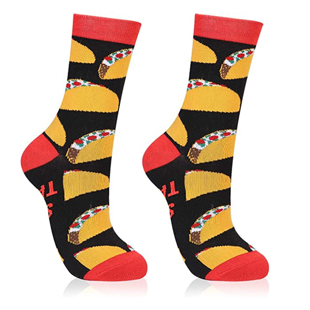 Pair of Unisex Funny Socks If You Can Read This Bring Me Some Tacos