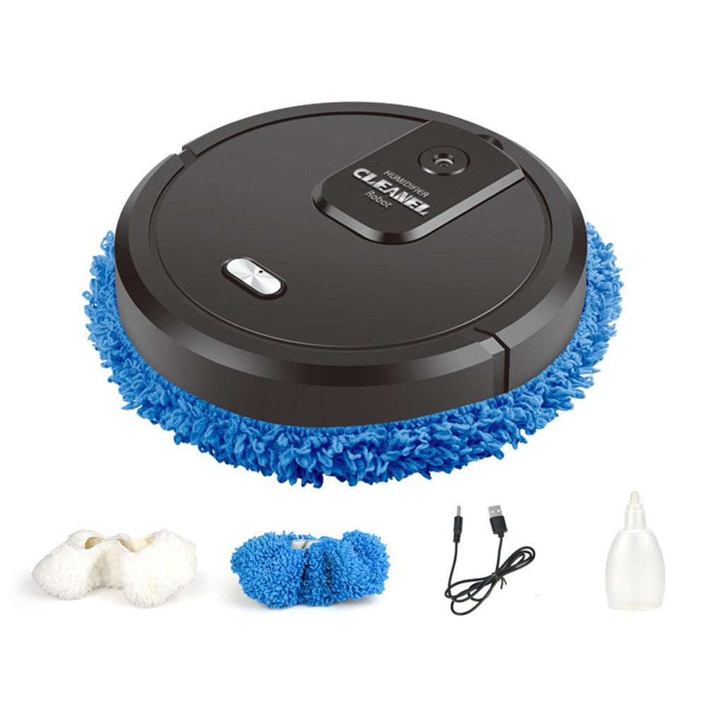 K555 Household Smart Sweeping Robot Cleaner Machine with Spray Black