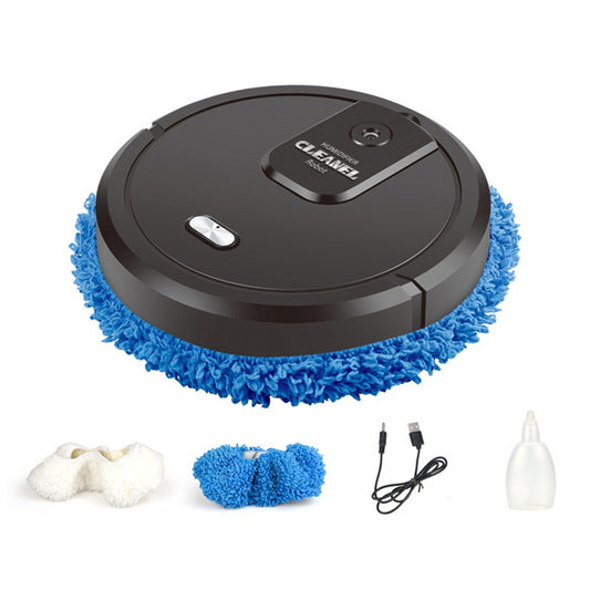 K555 Household Smart Sweeping Robot Cleaner Machine with Spray Black