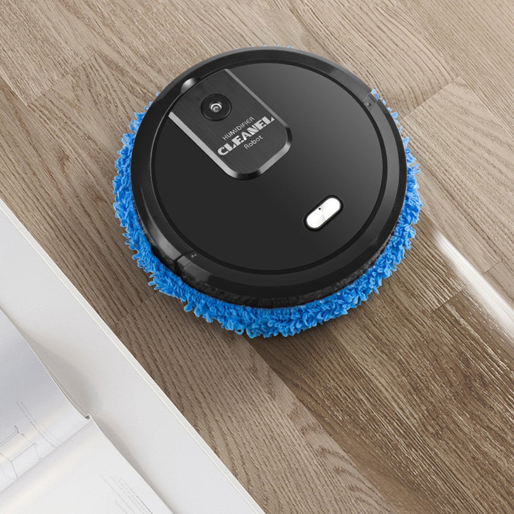 K555 Household Smart Sweeping Robot Cleaner Machine with Spray Black