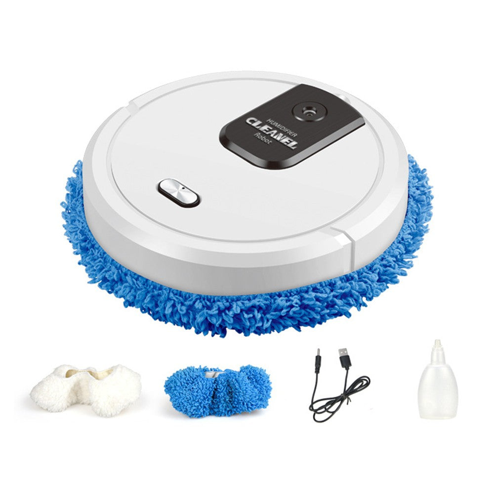 K555 Household Smart Sweeping Robot Cleaner Machine with Spray White