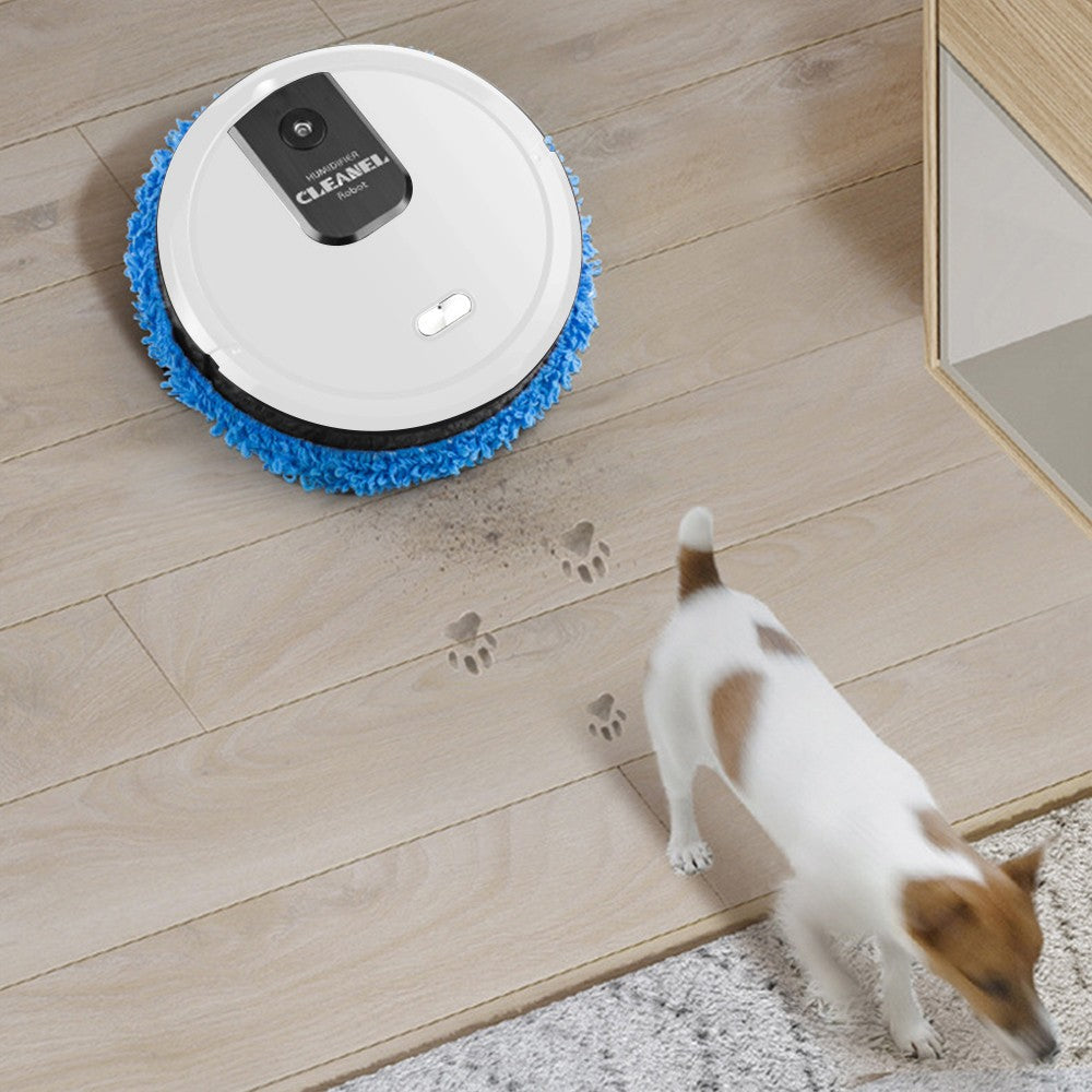 K555 Household Smart Sweeping Robot Cleaner Machine with Spray White