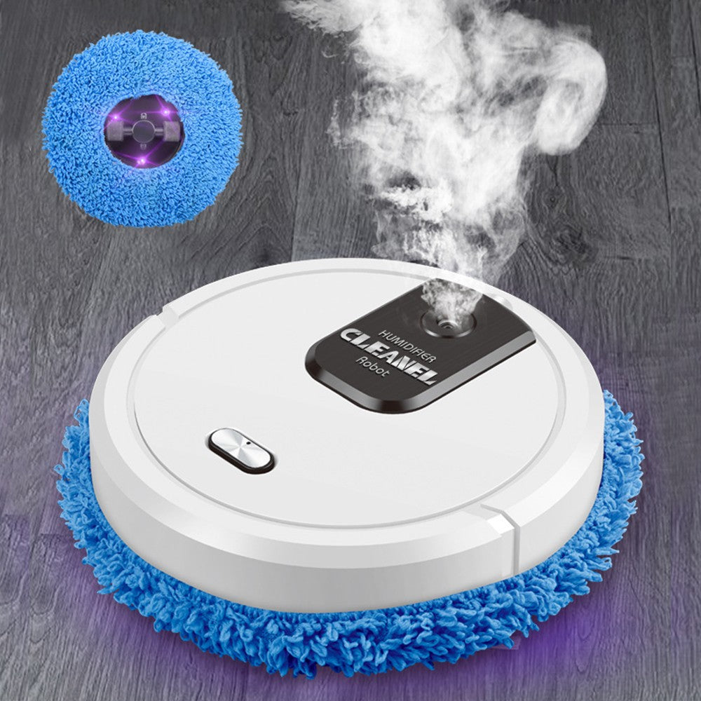 K555 Household Smart Sweeping Robot Cleaner Machine with Spray White