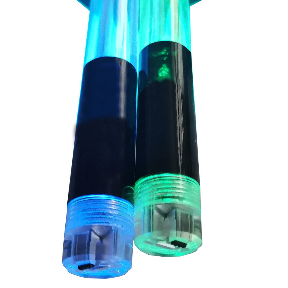 Pair of LED Light Up Drumstick Motion Activated USB Changing Color Drum Sticks
