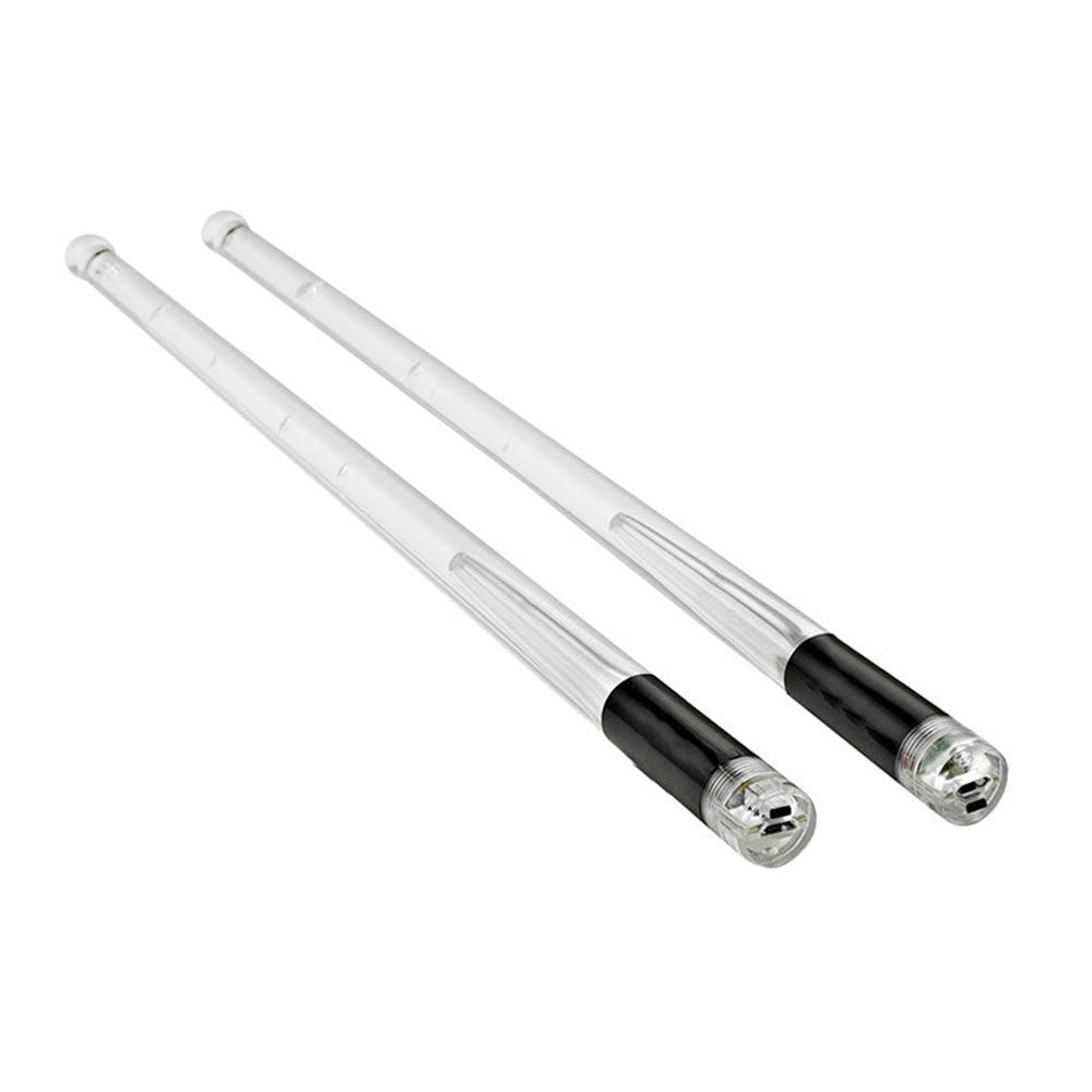 Pair of LED Light Up Drumstick Motion Activated USB Changing Color Drum Sticks