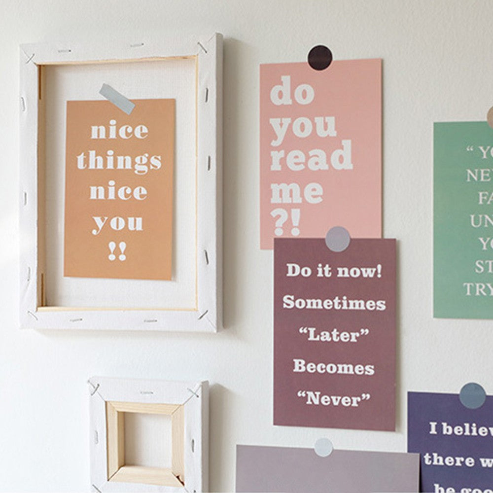 1 X Set of 15Pcs Motivation Quote Cards Positive Affirmation Cards