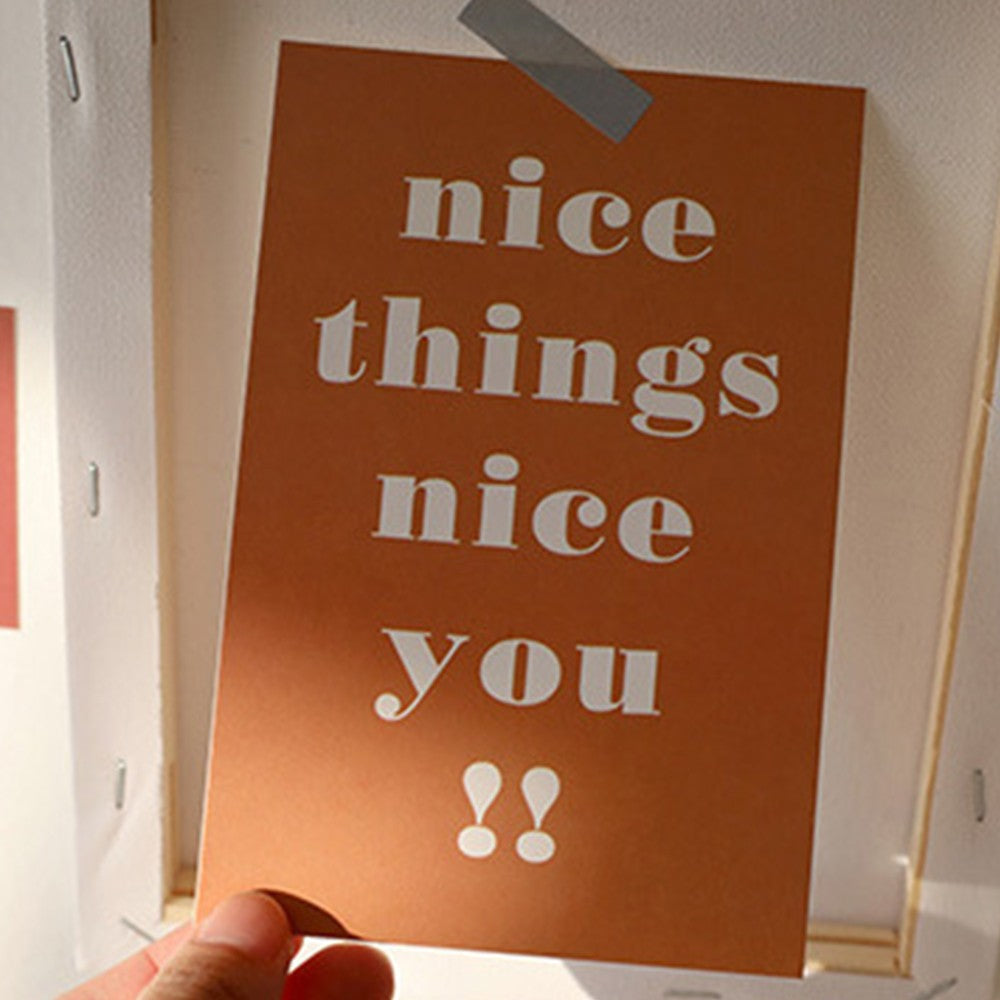 1 X Set of 15Pcs Motivation Quote Cards Positive Affirmation Cards