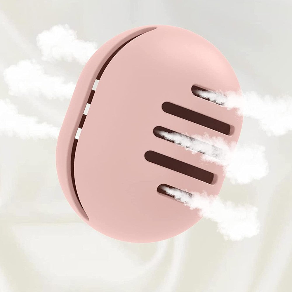 2Pcs Silicone Makeup Sponge Holder Shatterproof Beauty Make Up Blender Case Pink