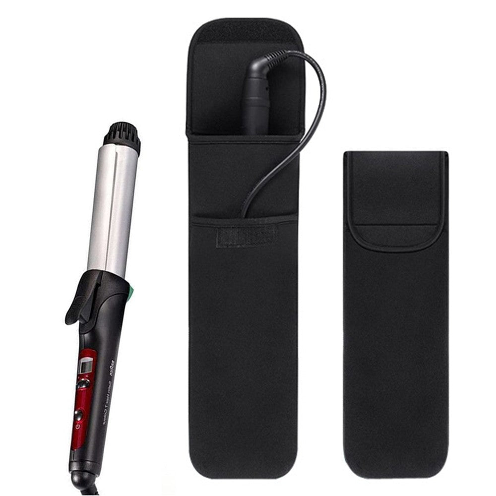 1Pc Travel Heat Resistant Curling Iron Storage Bag Flat Iron Case Cover Pouch