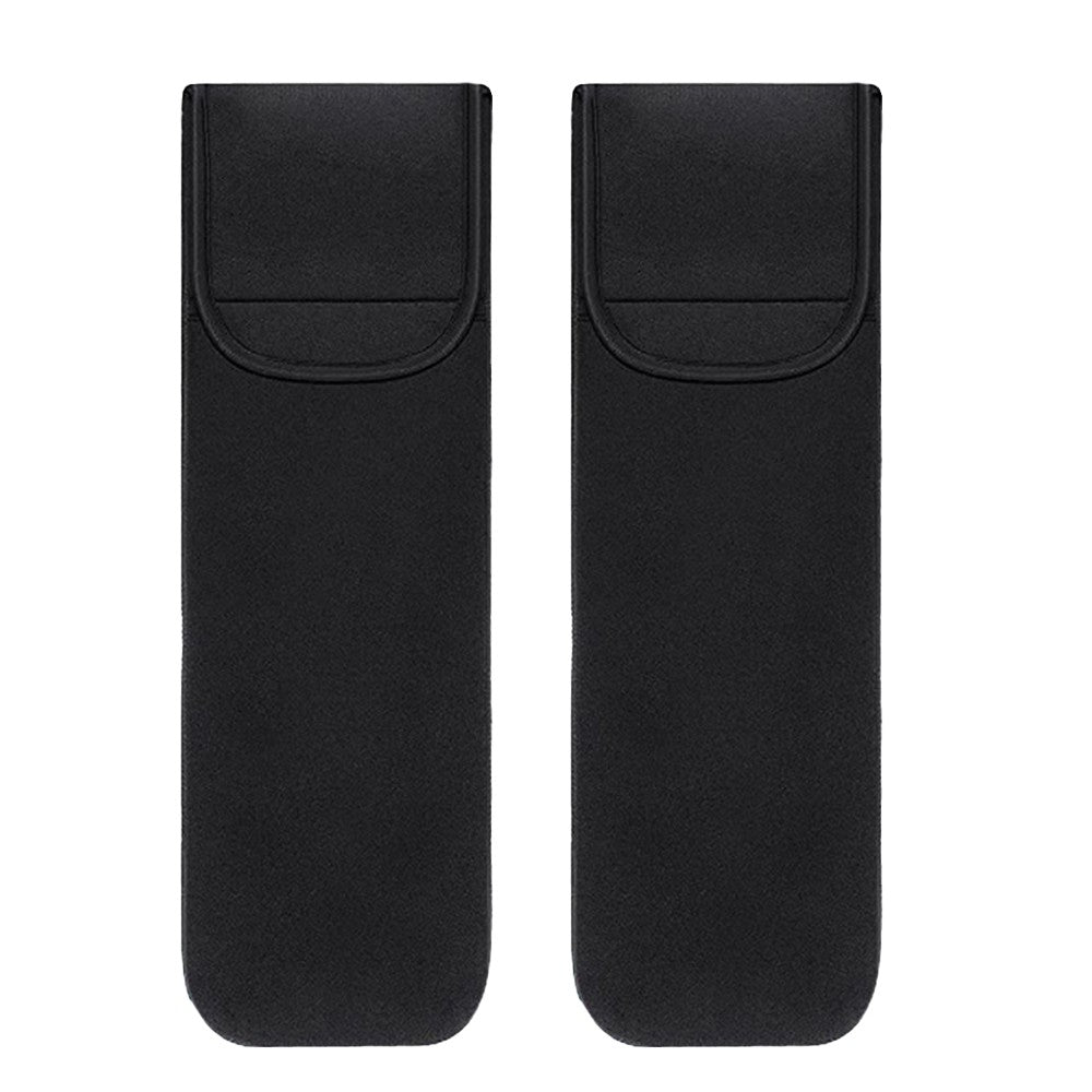2Pcs Travel Heat Resistant Curling Iron Storage Bag Flat Iron Case Cover Pouch