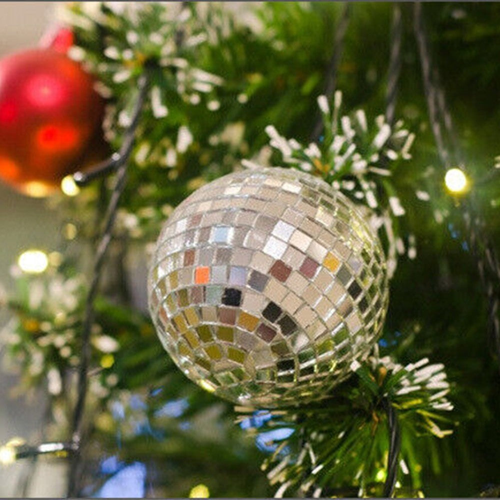 1M Self Adhesive Mosaic Wall Sticker DIY Tiles Mirror Home Decor Silver