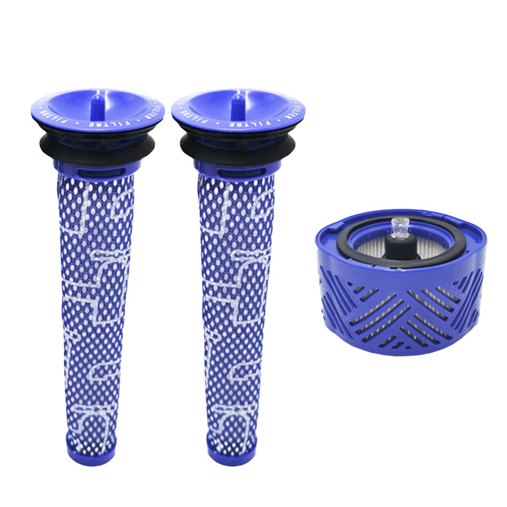 3Pcs Front and Rear Replacement Filter Set for Dyson V6 Vacuum Replaces Parts