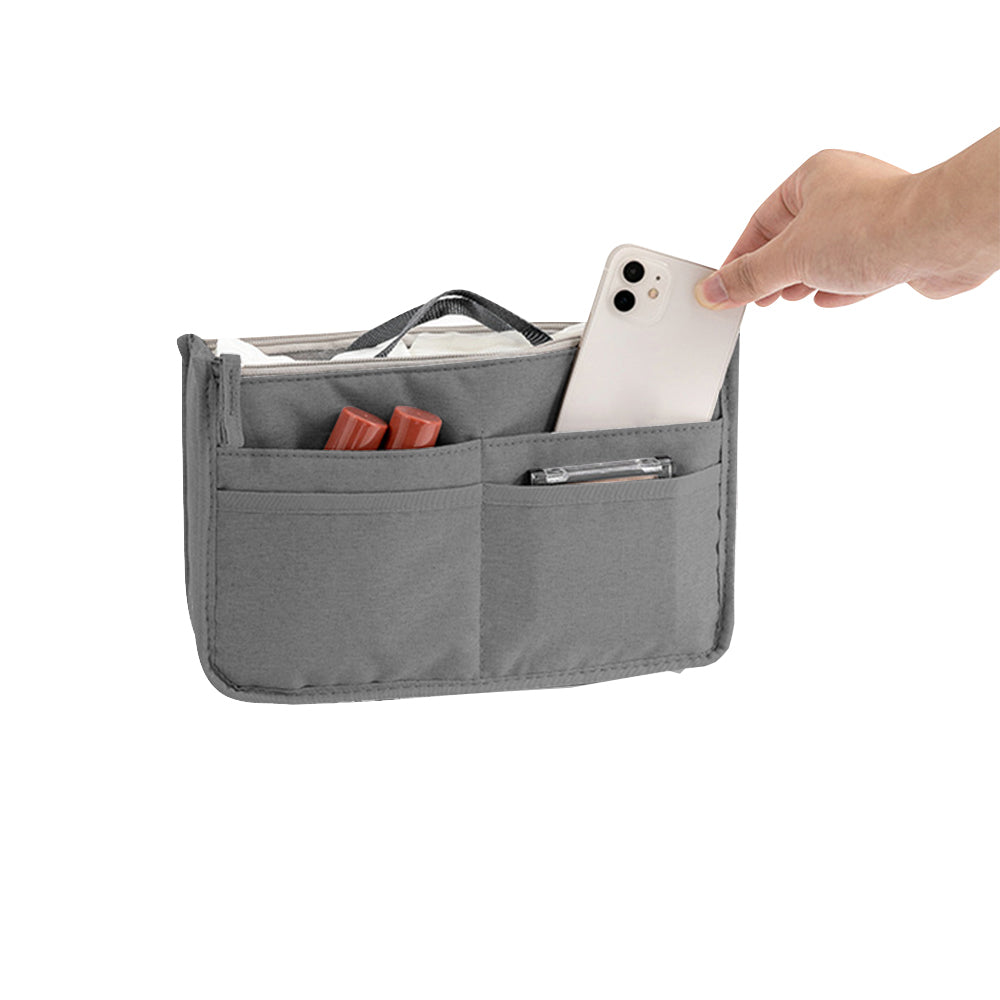 Set of 9Pcs Cubes Travel Storage Bags Packing Organizers with Shoes Bag Grey