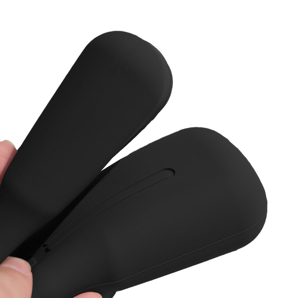 1 X Travel Makeup Brush Holder Silicone Makeup Brush Organizer Bag Black
