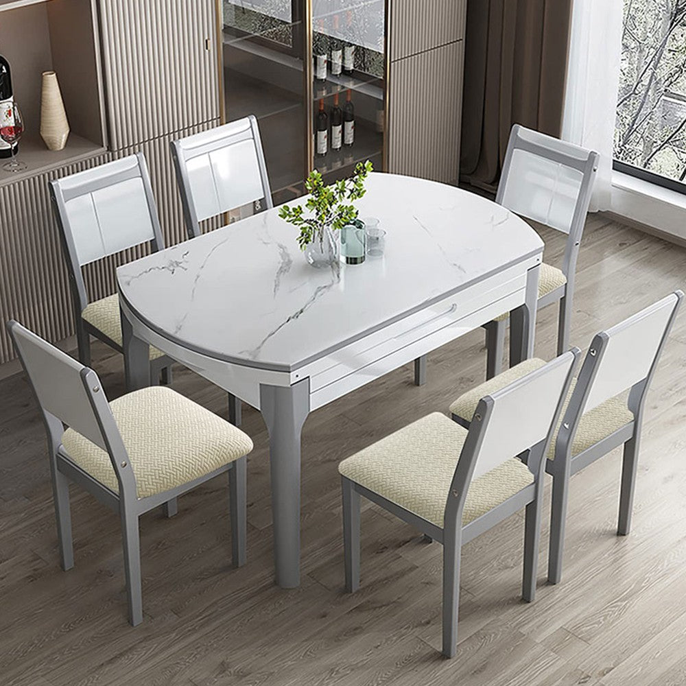 2 X Stretch Dining Chair Seat Cover Jacquard Removable Cushion Slipcover Beige