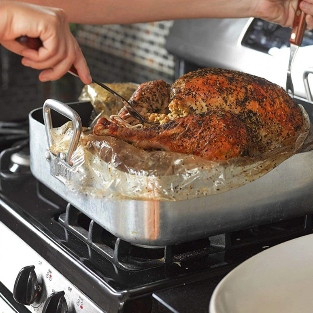 100Pcs Heat Resistance Turkey Bags Microwave Oven Roasting Bags Meat Cooking Bag