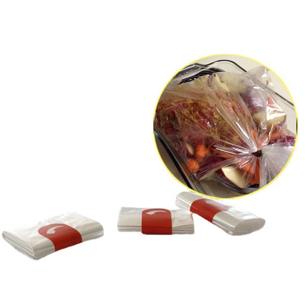 100Pcs Heat Resistance Turkey Bags Microwave Oven Roasting Bags Meat Cooking Bag