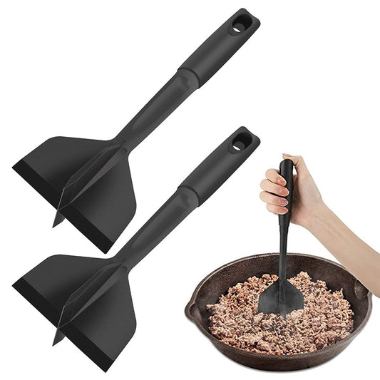 2 X Heat Resistant Meat Masher Ground Beef Chopper Tool Hamburger Meat Chopper