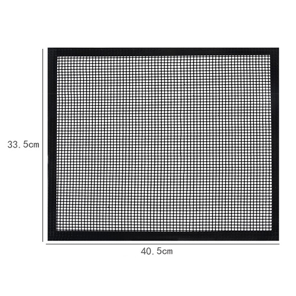 1 X Set of 2Pcs BBQ Mesh Grill Mat Non-Stick Barbecue Grilling Sheet Mat