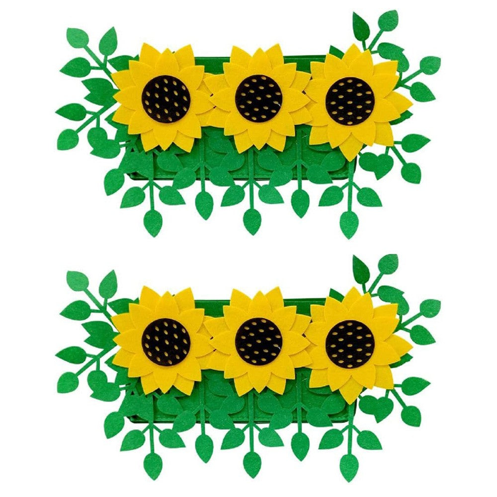 2 X Felt Plant Grow Bag Planting Bag Garden Seeding Pots Planting Container