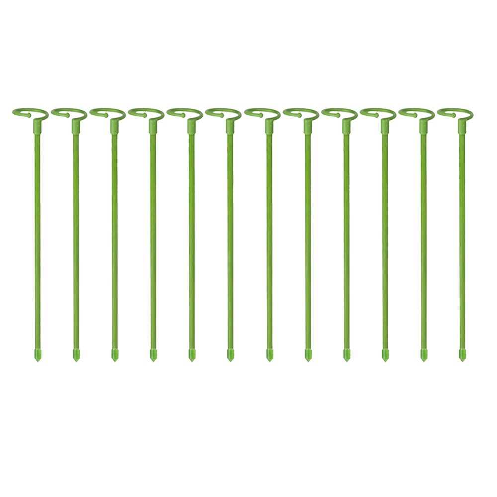 12Pcs 40cm Plant Support Stakes for Flowers Single Stem Plant Support