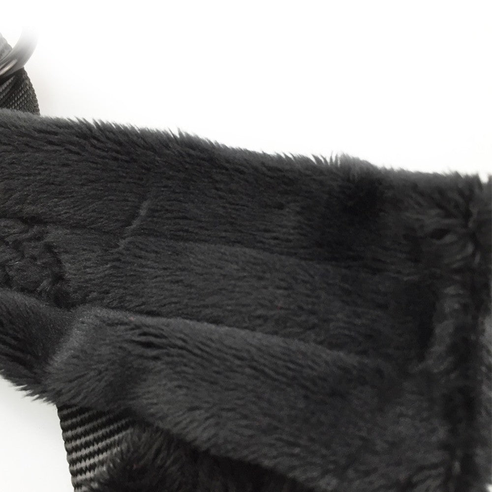 No Pull Pet Dog Harness and Leash Set Plush Padded Pet Vest with Reflective Strip Black L