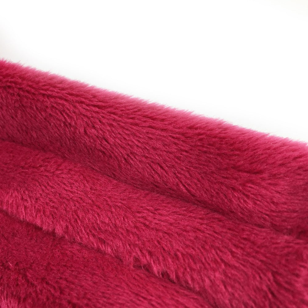 No Pull Pet Dog Harness and Leash Set Plush Padded Pet Vest with Reflective Strip Rose Red S