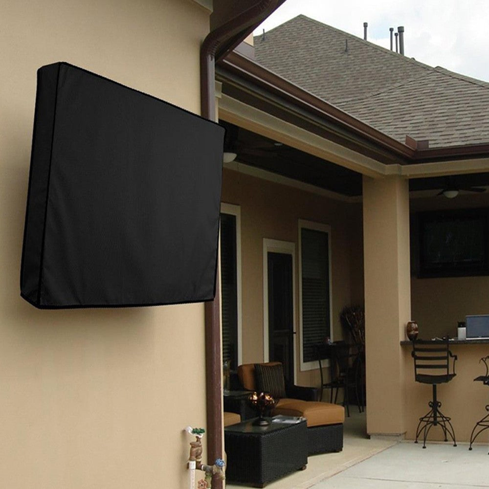For 30-32 Inch TV Cover Water Resistant Outdoor Patio Television Protective Case TV Cover Dustproof Protector Case
