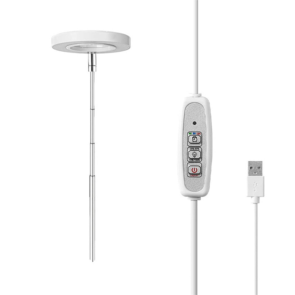 2 X Adjustable Full Spectrum LED Plant Grow Light Dimmable Indoor Halo Grow Lamp