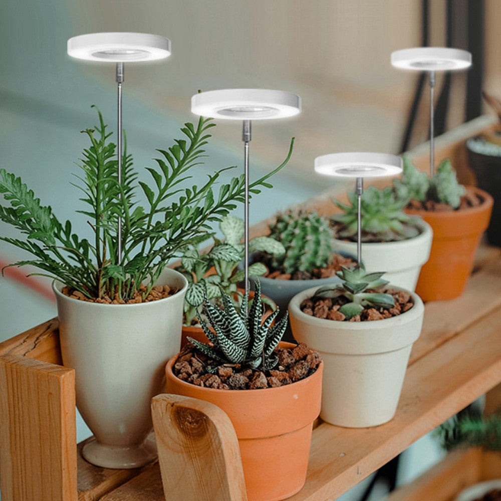 1 X Adjustable Full Spectrum LED Plant Grow Light Dimmable Indoor Halo Grow Lamp