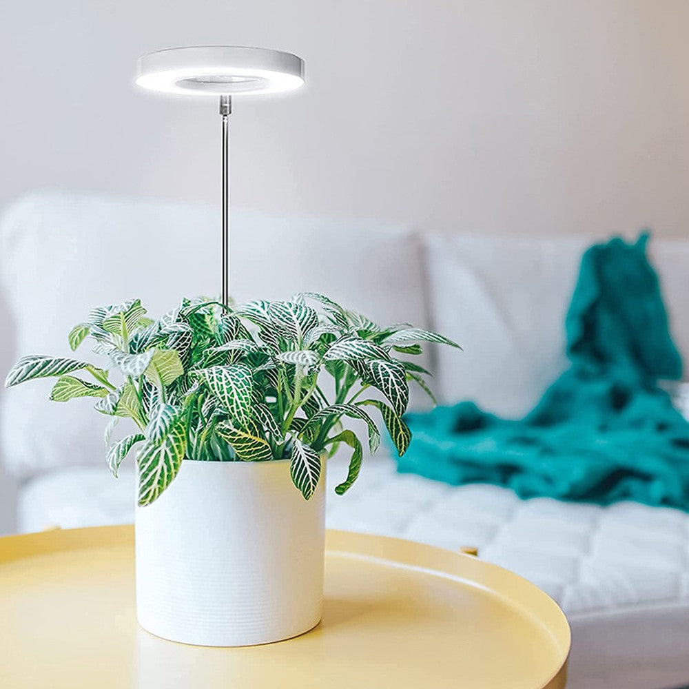 2 X Adjustable Full Spectrum LED Plant Grow Light Dimmable Indoor Halo Grow Lamp