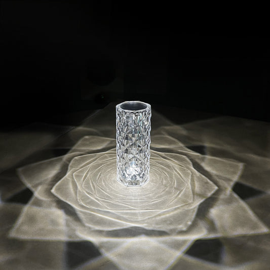 Three Color Model WITHOUT Remote Control Diamond Rose Light Bedside Table Atmosphere Night Light