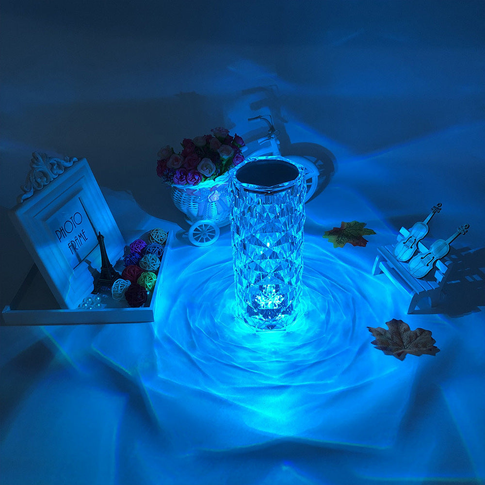 RGB Model With Remote Control Diamond Rose Light Bedside Table Atmosphere Night Light