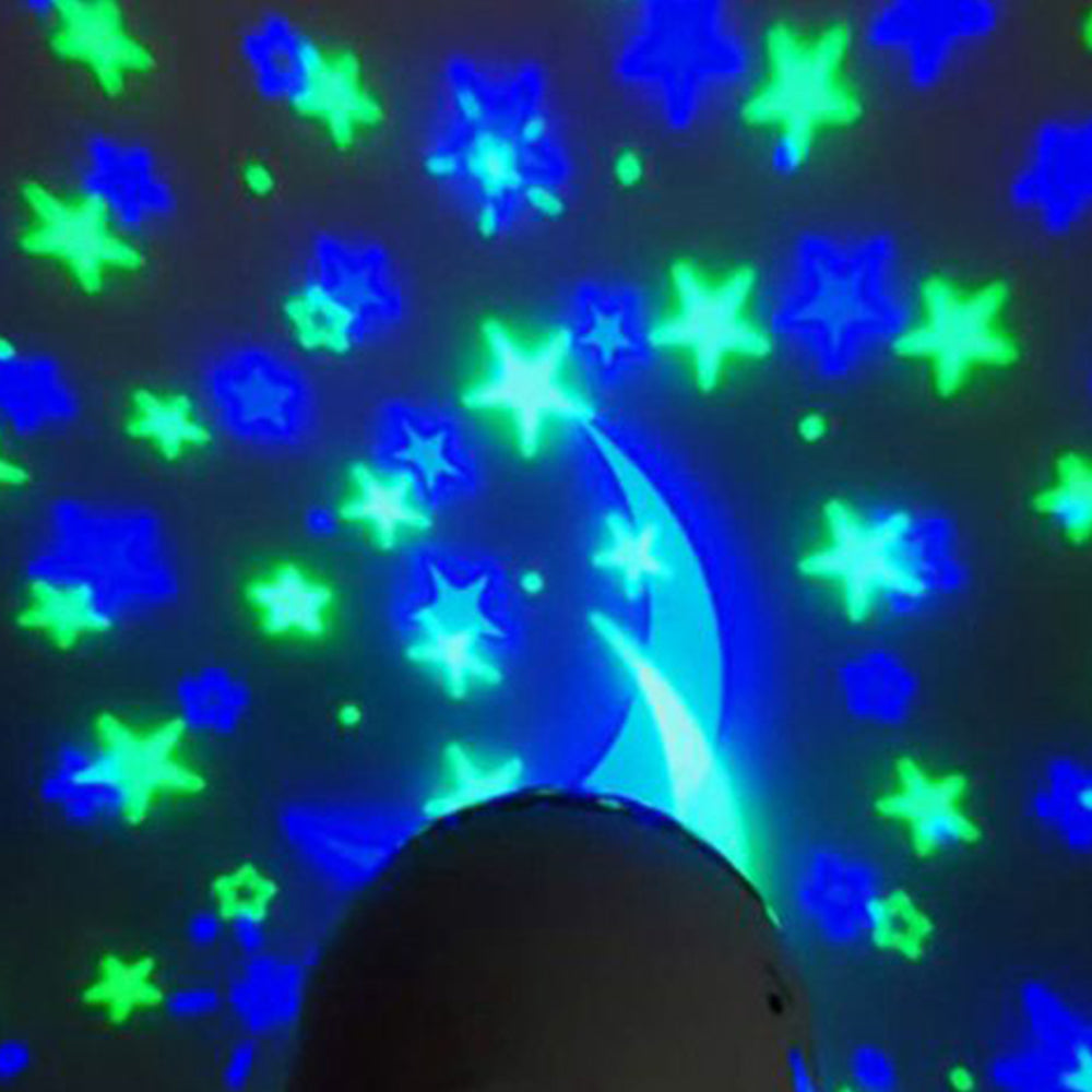 Black Bluetooth LED Night Light Projector Sky Star Moon Lamp
