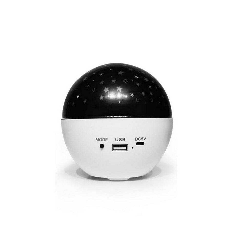 White Bluetooth LED Night Light Projector Sky Star Moon Lamp