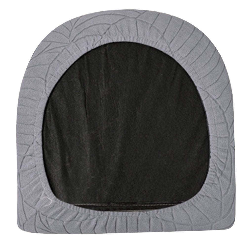 Set of 2Pcs Stretch 1 Seater Armchair Sofa Cover Printed Couch Slipcover Tub Chair Cover Light Grey