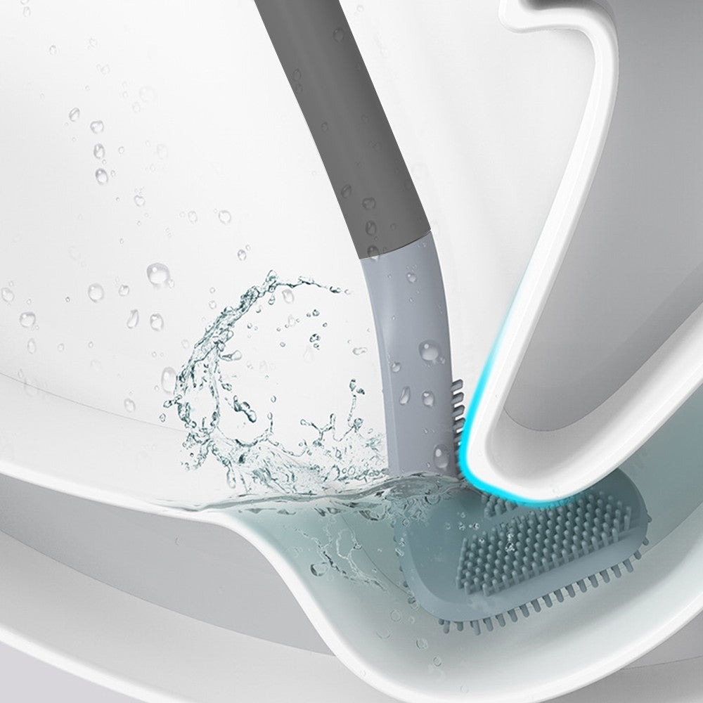 2Pcs Wall Mounted Toilet Brush Black Golf Toilet Cleaning Brush Long Handle Cleaning Brush