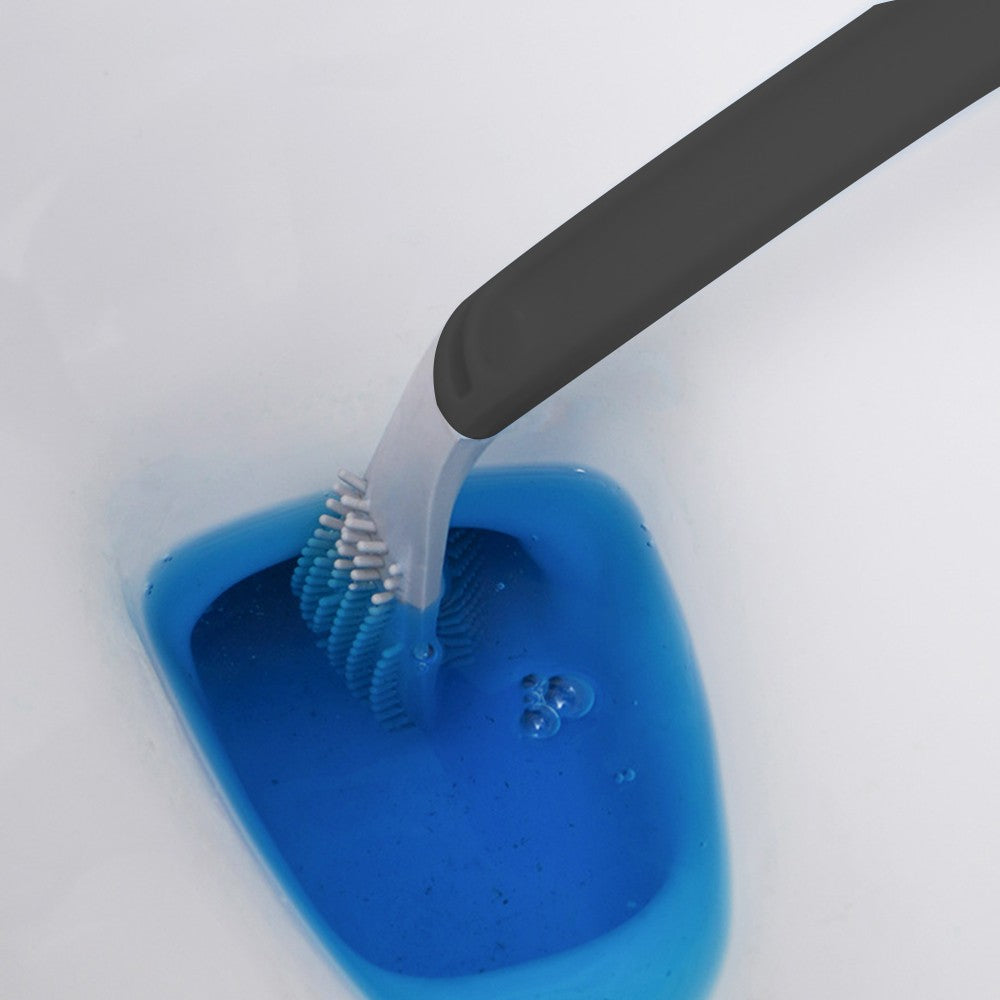 2Pcs Wall Mounted Toilet Brush Black Golf Toilet Cleaning Brush Long Handle Cleaning Brush