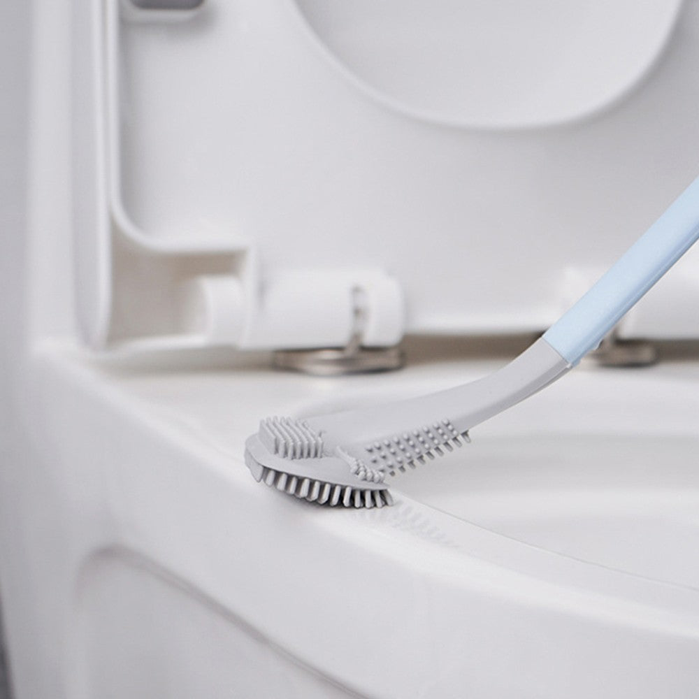 2Pcs Wall Mounted Toilet Brush Blue Golf Toilet Cleaning Brush Long Handle Cleaning Brush