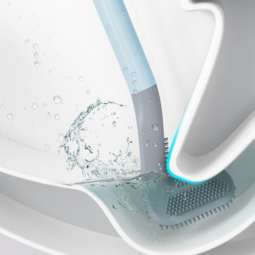 2Pcs Wall Mounted Toilet Brush Blue Golf Toilet Cleaning Brush Long Handle Cleaning Brush