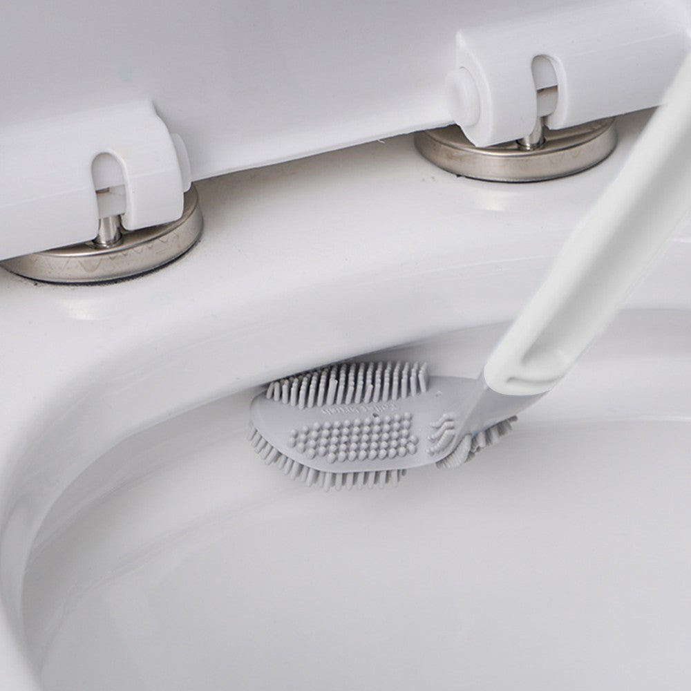 2Pcs Wall Mounted Toilet Brush White Golf Toilet Cleaning Brush Long Handle Cleaning Brush