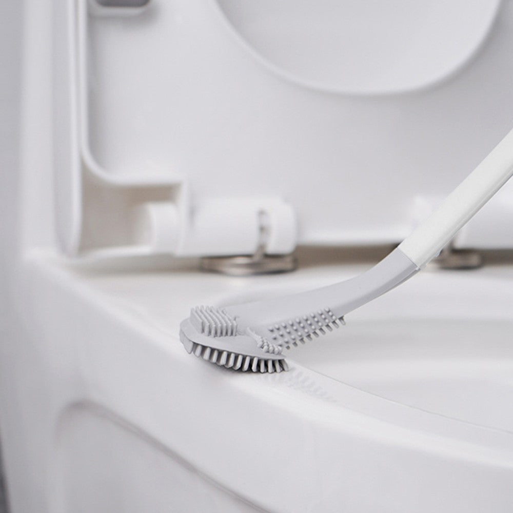 2Pcs Wall Mounted Toilet Brush White Golf Toilet Cleaning Brush Long Handle Cleaning Brush