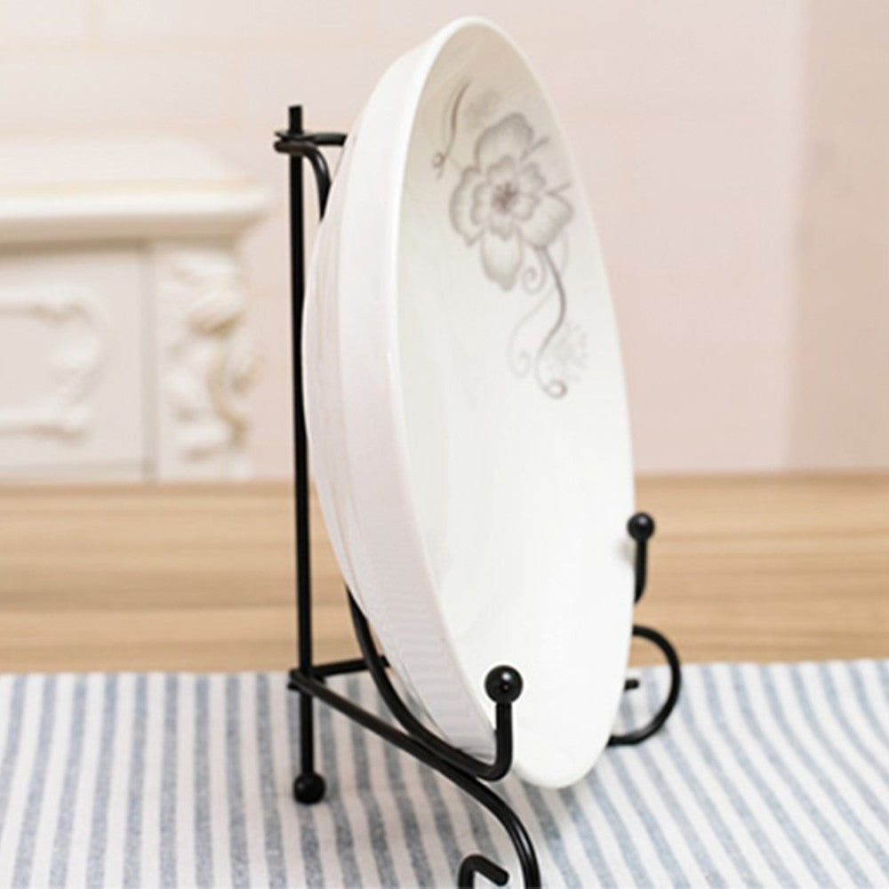 2Pcs 10 Inch Plate Iron Display Stand Easel Display Rack Photo Frames Holder Book Display Stand